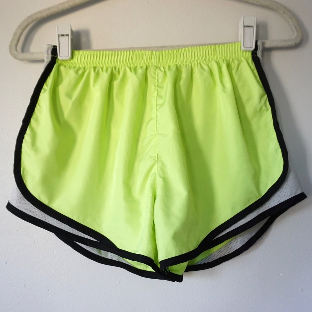 90 DEGREES BY REFLEX | Neon Green Running Shorts